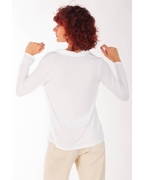 Camisa blanca de dona